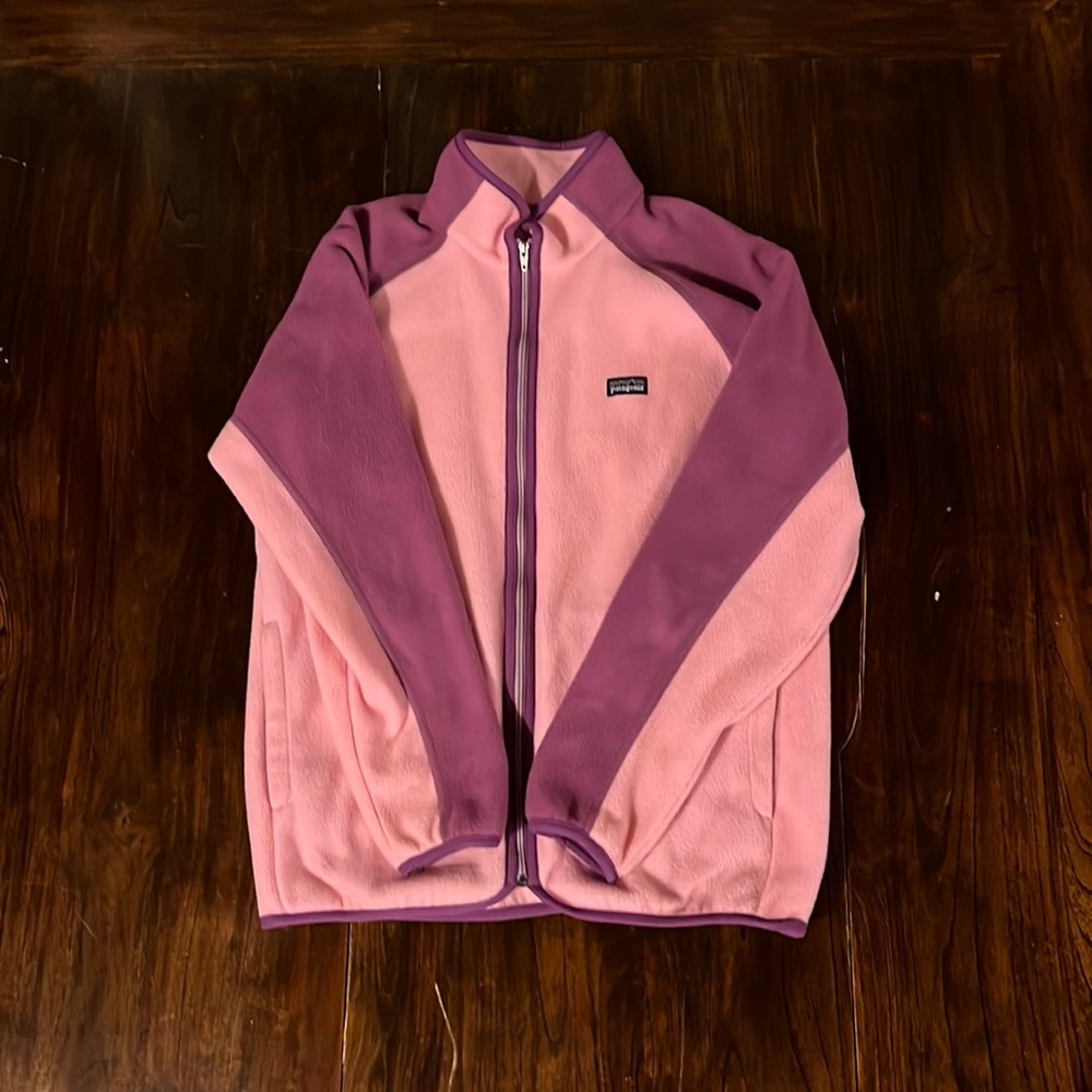 Purple/pink Patagonia Girls Zip Up